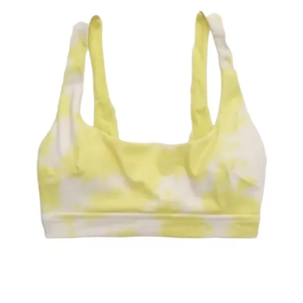 AE- Aerie Wide Strap Scoop Bikini Top- Women's Size:
Medium-Color: Yellow-NEW!!